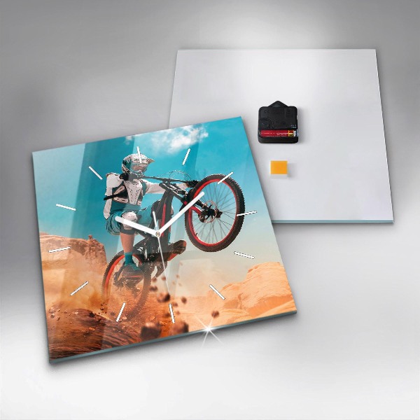 Štvorcové hodiny Kaskadér a adrenalín