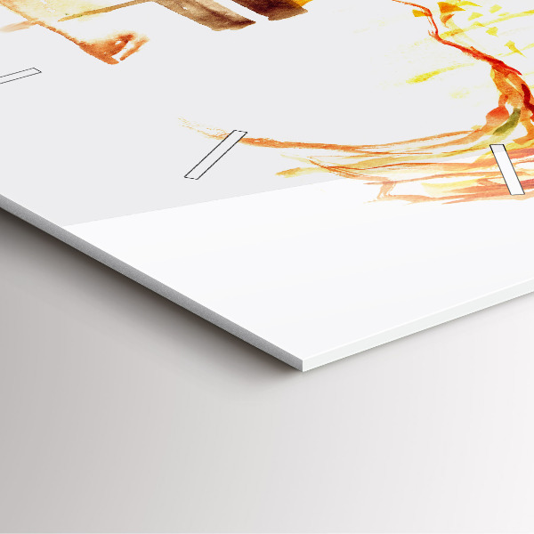 Štvorcové hodiny Jesenná Krajina