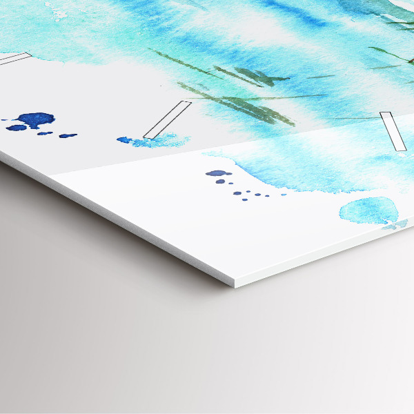 Štvorcové hodiny Obrázok pustého ostrova