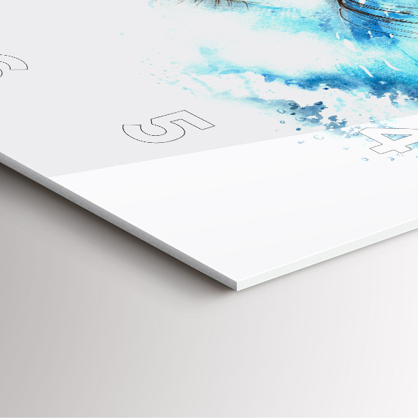 Štvorcové hodiny Morské oko