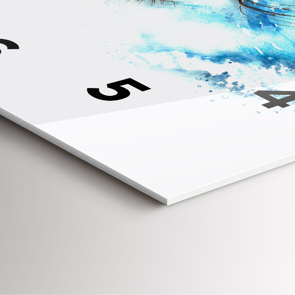 Štvorcové hodiny Morské oko