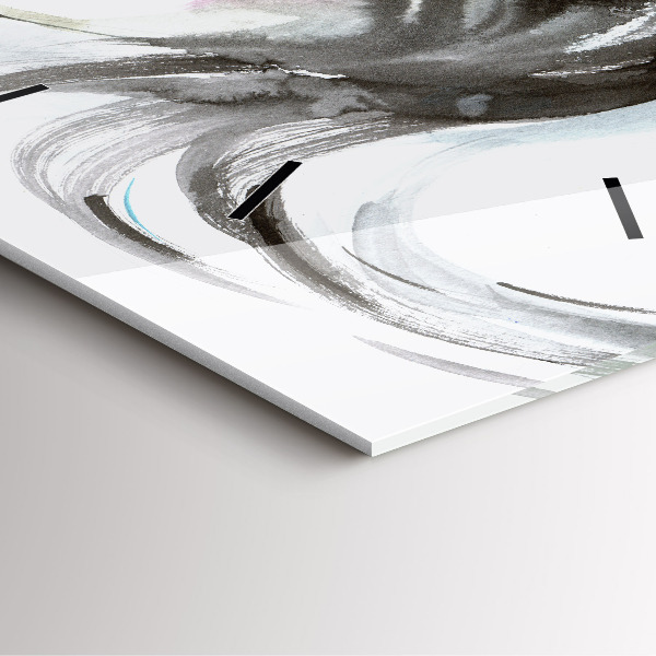 Štvorcové hodiny Abstraktný kôň a žena