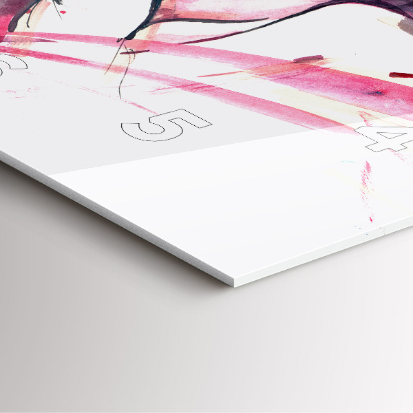 Štvorcové hodiny Milovníci abstrakcie