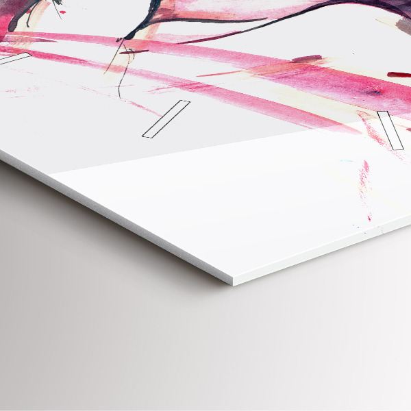 Štvorcové hodiny Milovníci abstrakcie