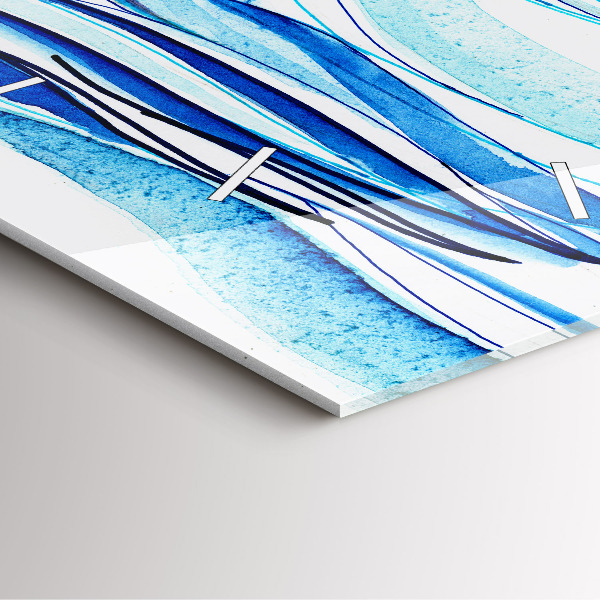 Štvorcové hodiny Surfová doska