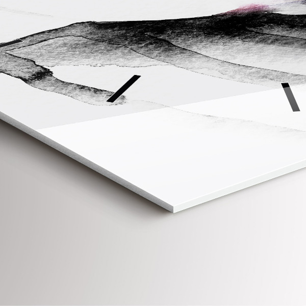 Štvorcové hodiny Portrét ženy