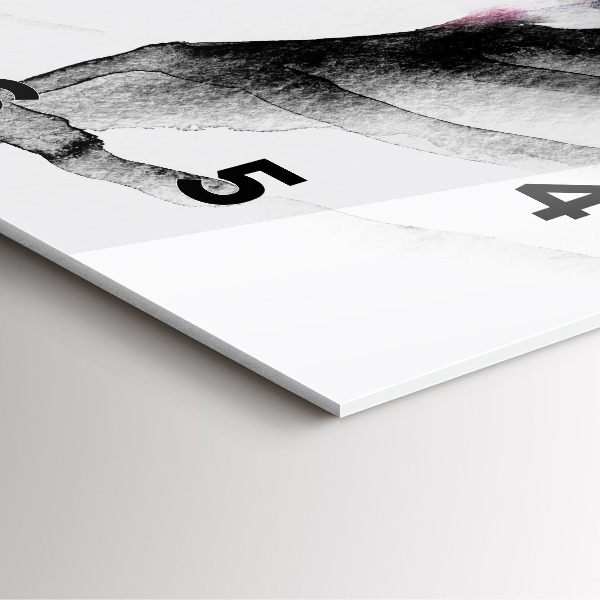 Štvorcové hodiny Portrét ženy