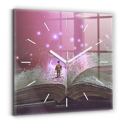 Štvorcové hodiny Abstraktná kniha