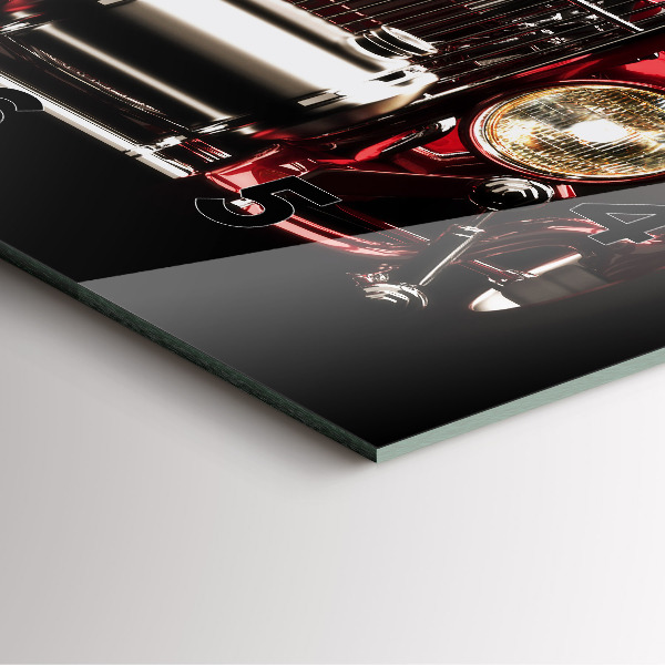 Štvorcové hodiny Staré veteránske auto