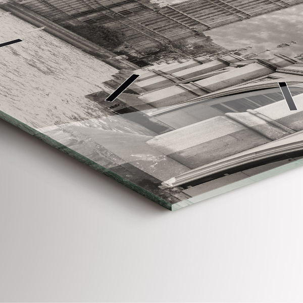 Štvorcové hodiny Londýn Anglicko Big Ben