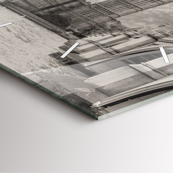 Štvorcové hodiny Londýn Anglicko Big Ben