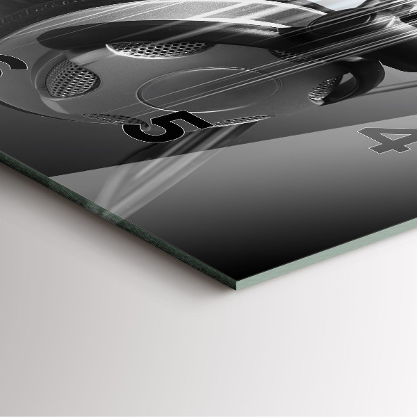 Štvorcové hodiny Mikrofón a slúchadlá