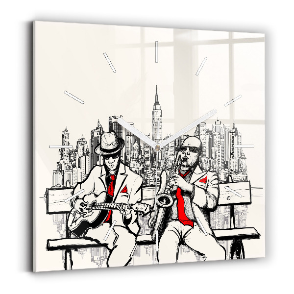 Štvorcové hodiny Jazz v New Yorku