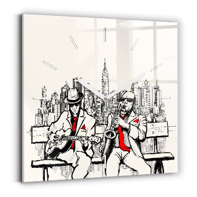 Štvorcové hodiny Jazz v New Yorku