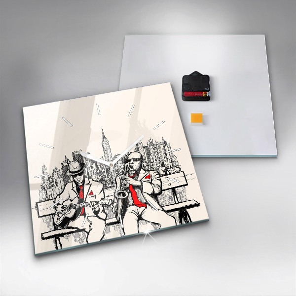 Štvorcové hodiny Jazz v New Yorku