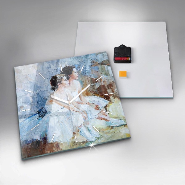 Štvorcové hodiny Mladé baletky