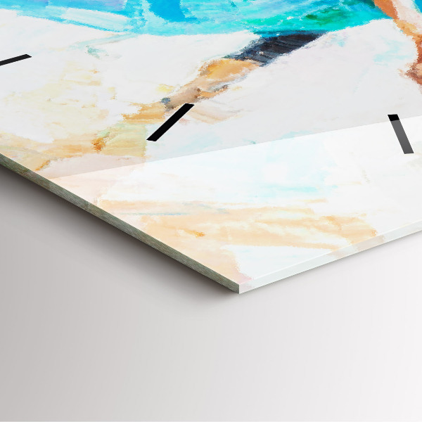 Štvorcové hodiny Príprava baletky