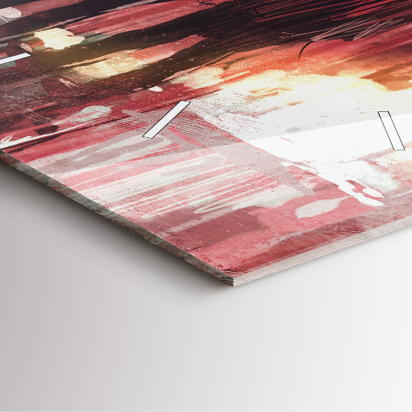 Štvorcové hodiny Mladý pár v láske