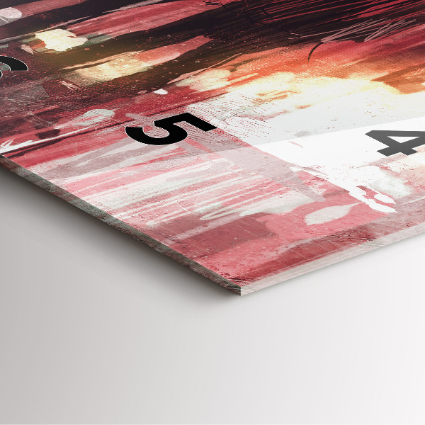 Štvorcové hodiny Mladý pár v láske