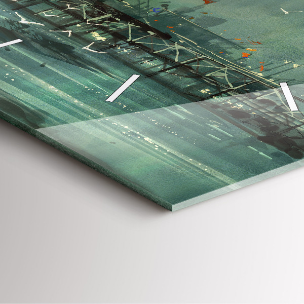 Štvorcové hodiny Rybárska dedina