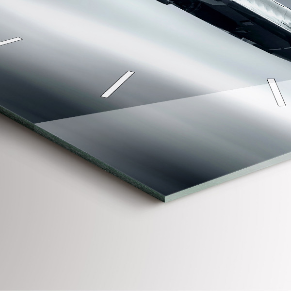 Štvorcové hodiny Vojenské lietadlo za letu