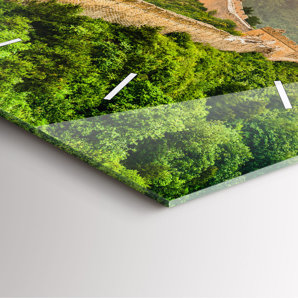 Štvorcové hodiny Veľký čínsky múr