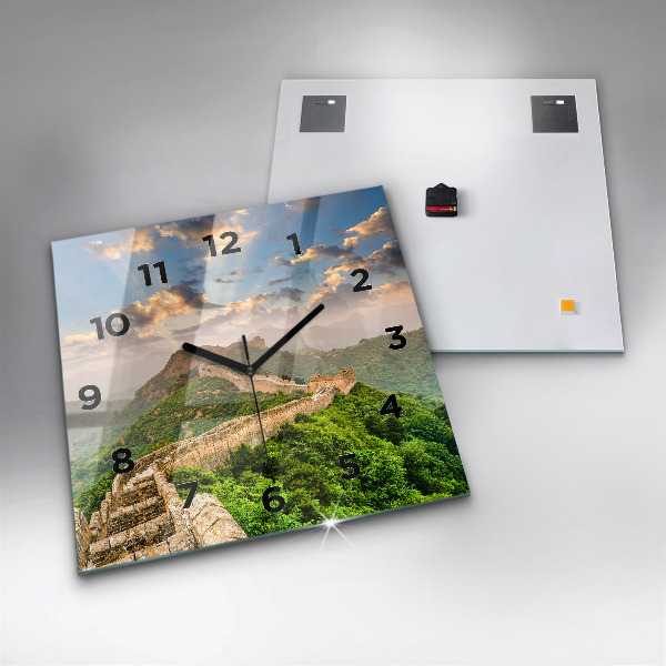 Štvorcové hodiny Veľký čínsky múr