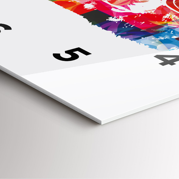 Štvorcové hodiny Medvedia hlava