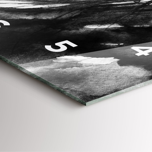 Štvorcové hodiny Portrét ženy