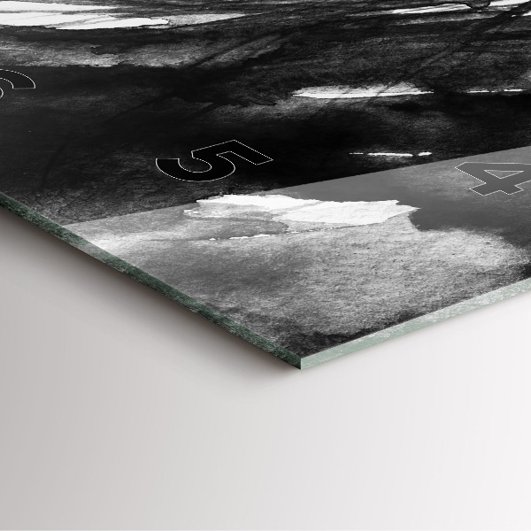 Štvorcové hodiny Portrét ženy