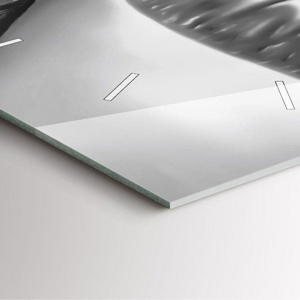 Štvorcové hodiny Ženské ústa