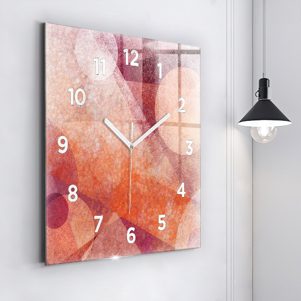 Štvorcové hodiny Geometrická abstrakcia