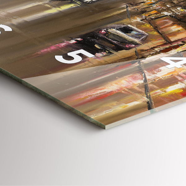 Štvorcové hodiny Architektúra mesta Paríž