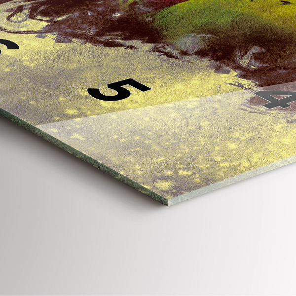 Štvorcové hodiny Žena v lese