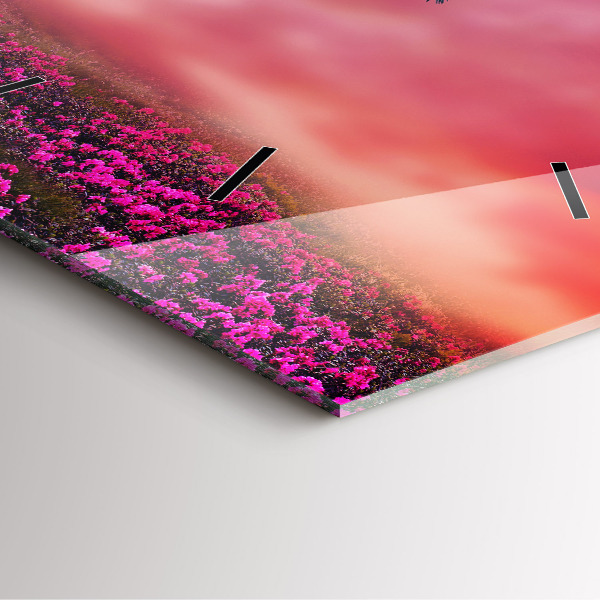 Štvorcové hodiny Vtáčia búdka