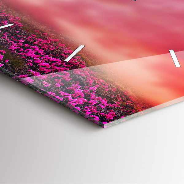 Štvorcové hodiny Vtáčia búdka