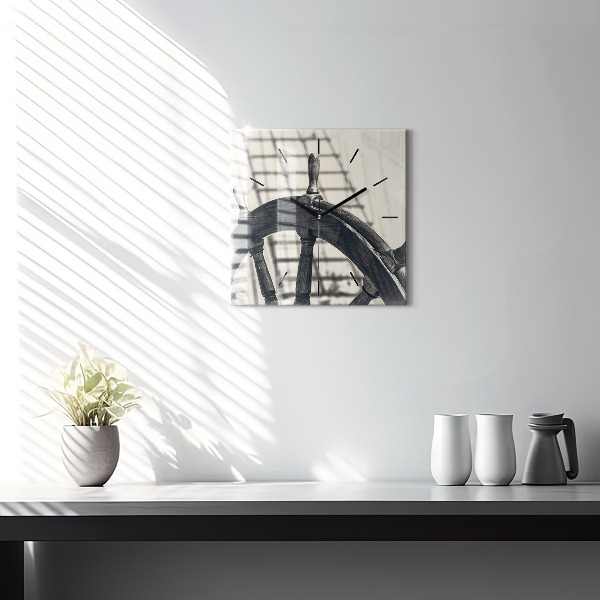 Štvorcové hodiny Staroveká loď