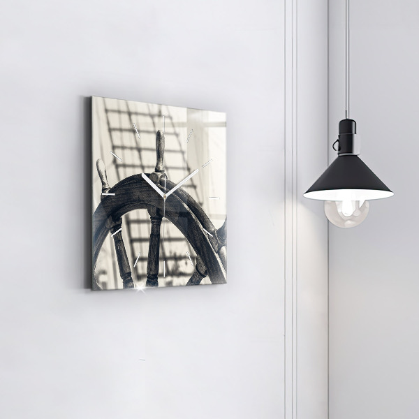 Štvorcové hodiny Staroveká loď