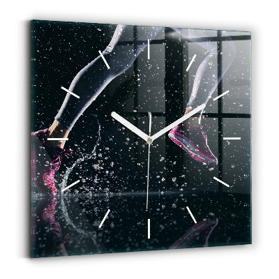 Štvorcové hodiny Zdravý životný štýl a beh