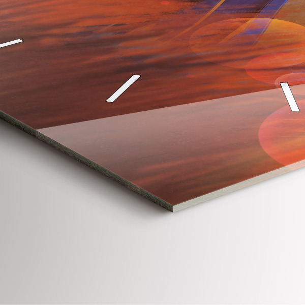 Štvorcové hodiny Rytier s mečom