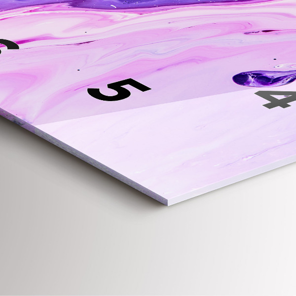 Štvorcové hodiny farebné pozadie