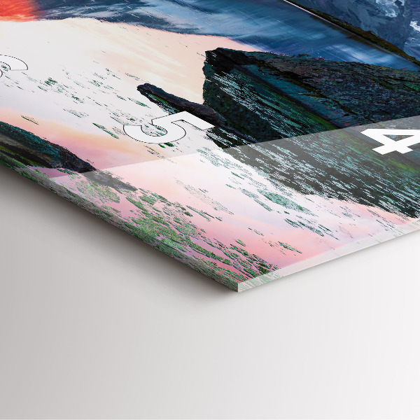 Štvorcové hodiny Jazero Stellisee Matterhorn