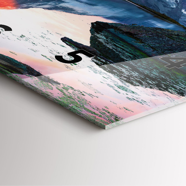 Štvorcové hodiny Jazero Stellisee Matterhorn