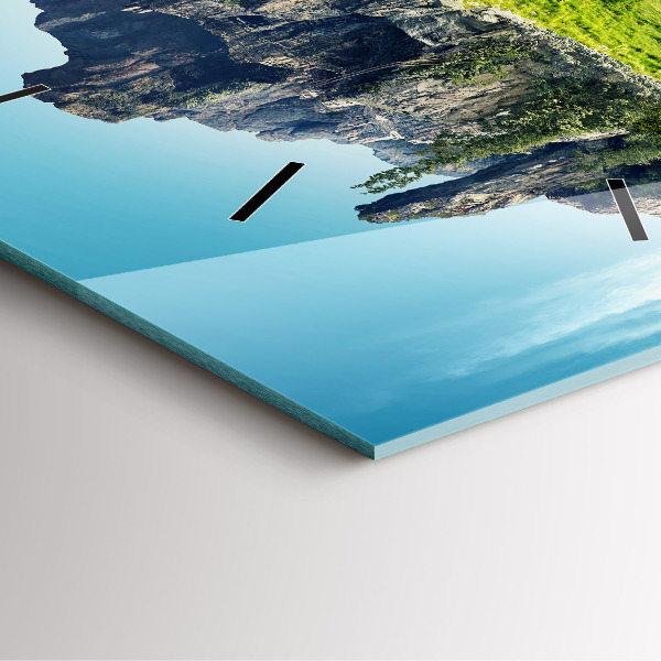 Štvorcové hodiny Lietajúci ostrov