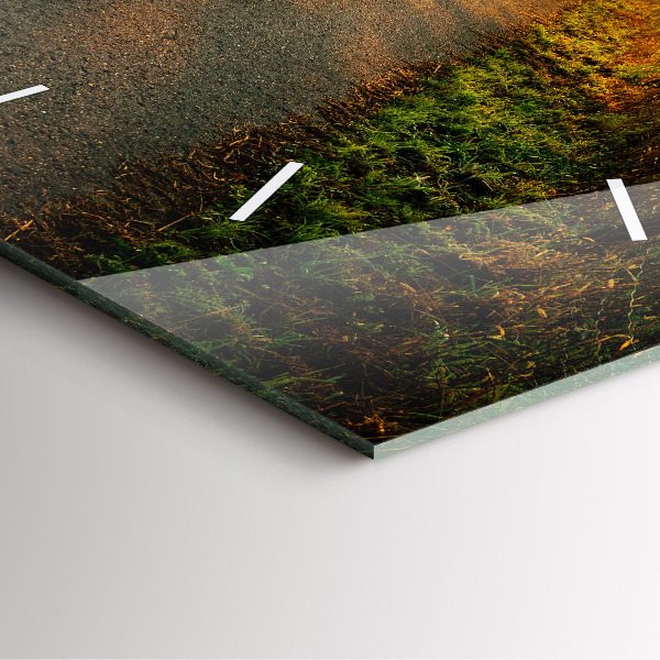 Štvorcové hodiny Hmla pri východe slnka