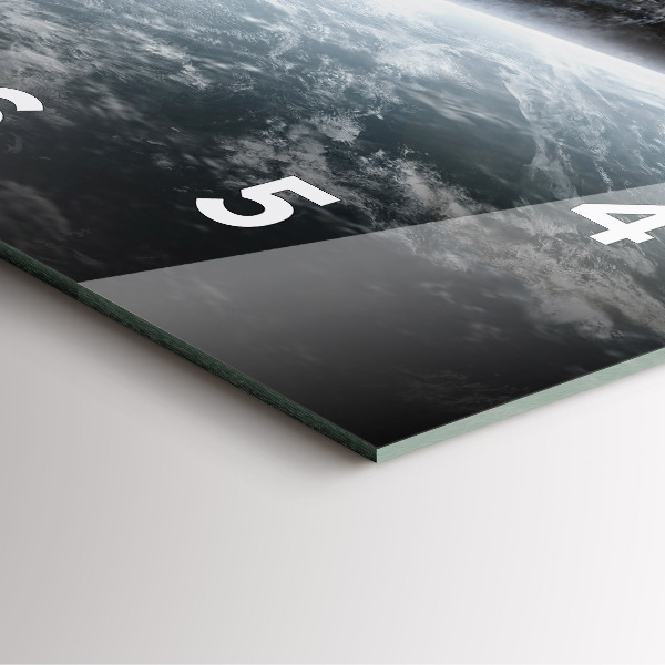 Štvorcové hodiny Vesmír a planéty