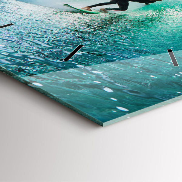 Štvorcové hodiny Surfovanie na Havaji