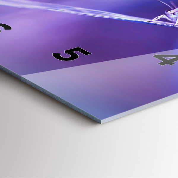 Štvorcové hodiny Motýľ na tráve