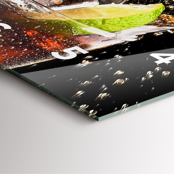 Štvorcové hodiny Pite s ľadom