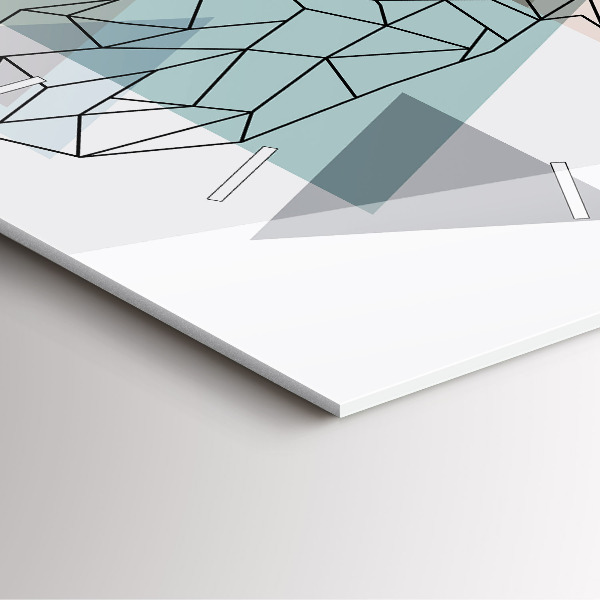 Štvorcové hodiny Sob v škandinávskom štýle